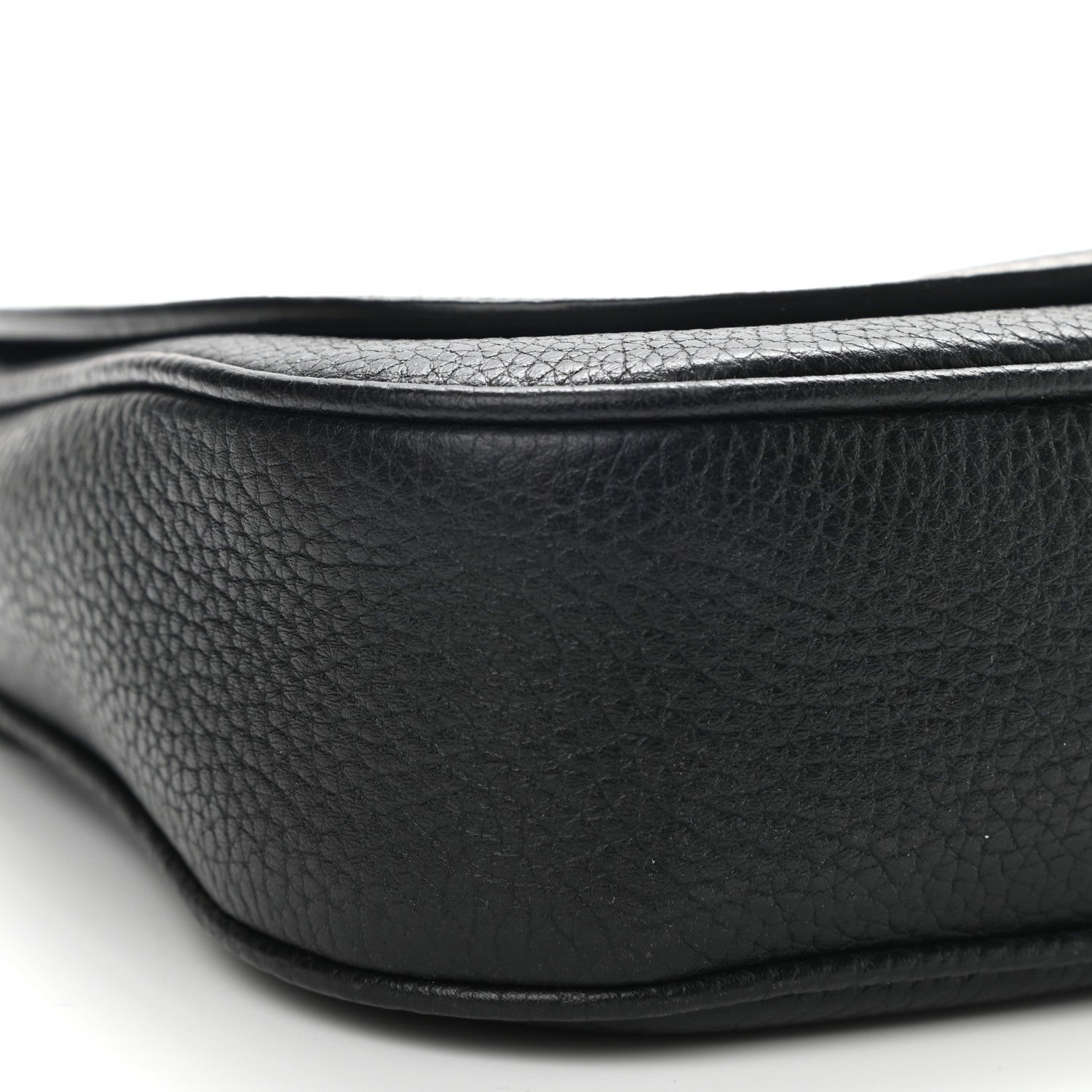 Gucci Pebbled Calfskin Medium Soho Flap Crossbody Black 9 of 10