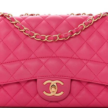 Chanel Lambskin Quilted Medium Mademoiselle Chic Flap Pink 8 of 17