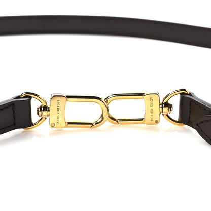 Louis Vuitton Calfskin 16mm Adjustable Shoulder Strap Brown 3 of 4