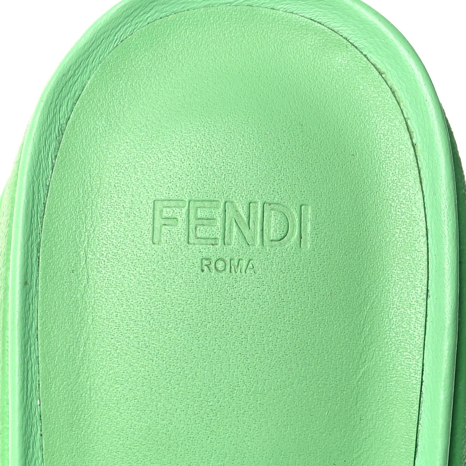 Fendi Nappa Fashion Show Platform 140mm Slide Sandals 38 Bouquet 7 of 8