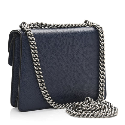 Gucci Dollar Calfskin Crystal Mini Dionysus Shoulder Bag Blue Agata Montana Sapphire 3 of 11