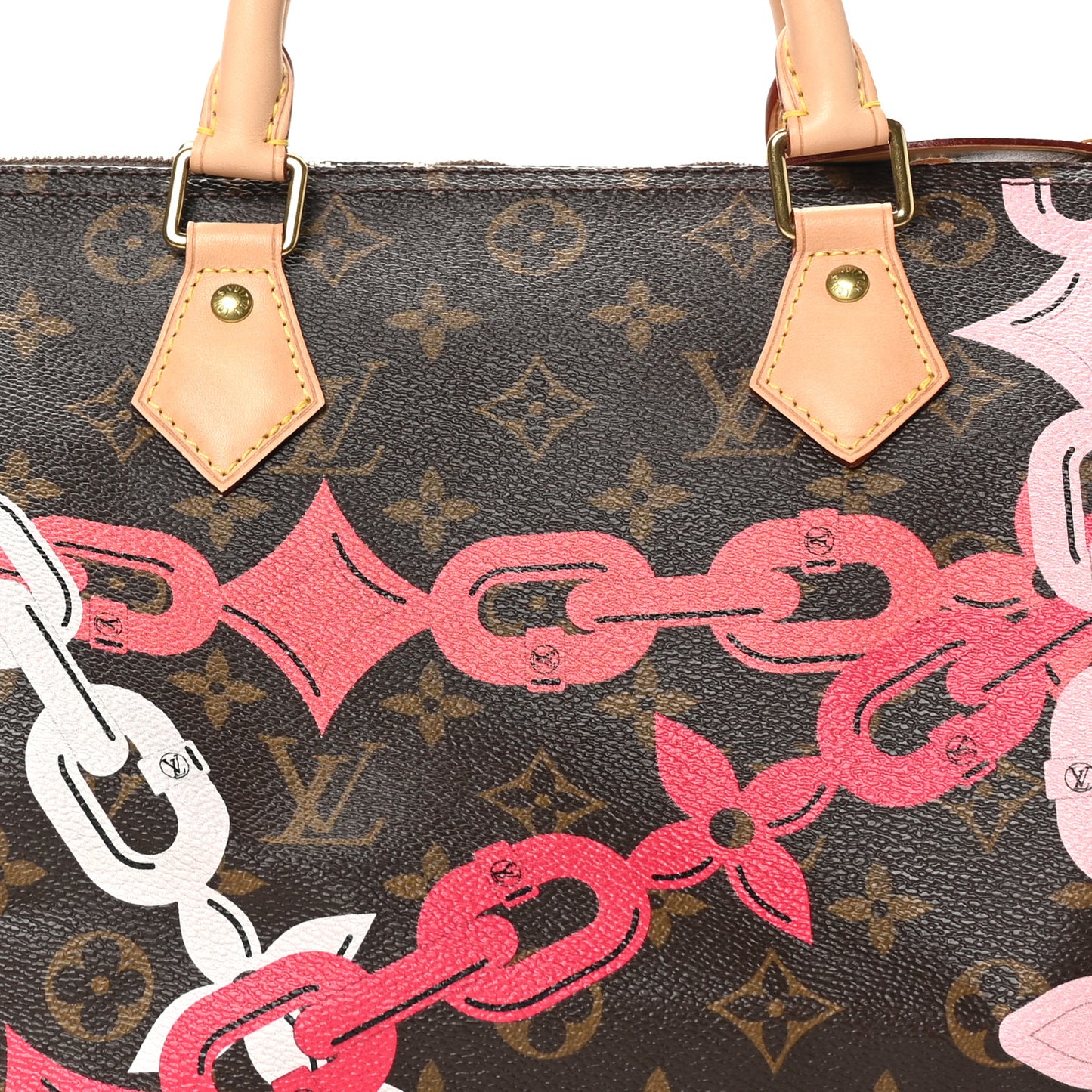 Monogram Bay Speedy 30 Rose Ballerine Poppy
