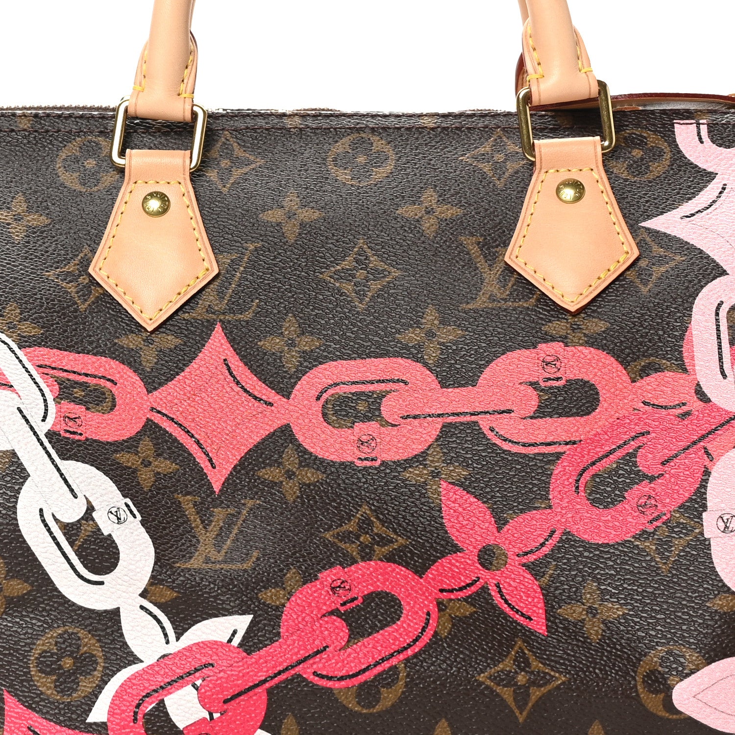 Louis Vuitton Monogram Bay Speedy 30 Rose Ballerine Poppy 8 of 12