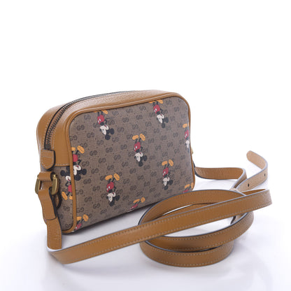 Gucci X DISNEY Mini Vintage GG Supreme Monogram Mickey Mouse Shoulder Bag Beige Vintage Sun Oil 3 of 10