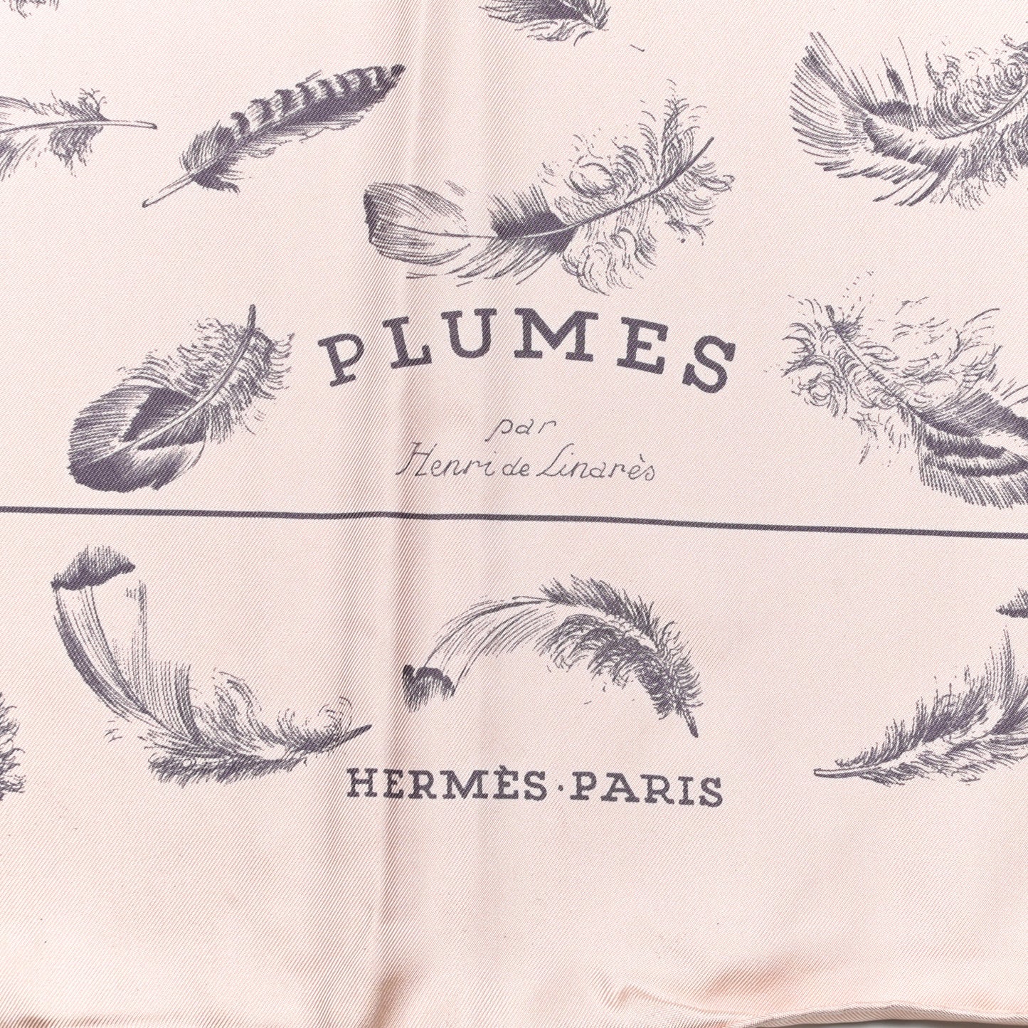 Silk Plumes par Henri de Linares Scarf 90