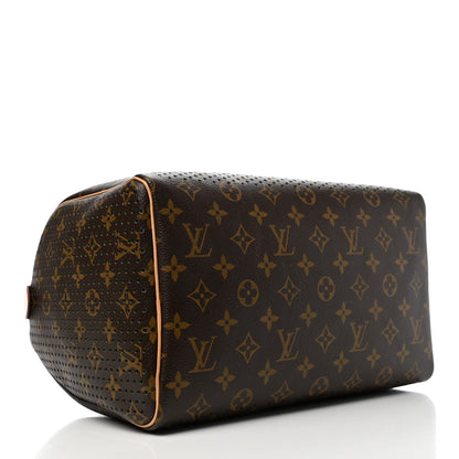 Louis Vuitton Monogram Perforated Speedy 30 Green 3 of 4
