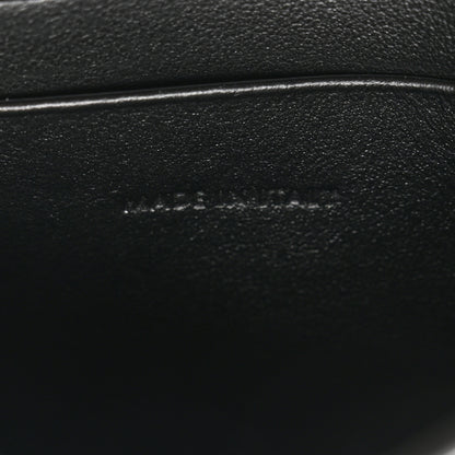 Celine Shiny Calfskin Triomphe Flap Card Holder Black 7 of 9