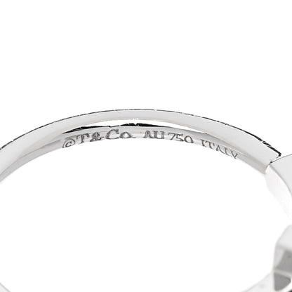 Tiffany 18K White Gold Ruby T Wire Ring 52 6 4 of 5