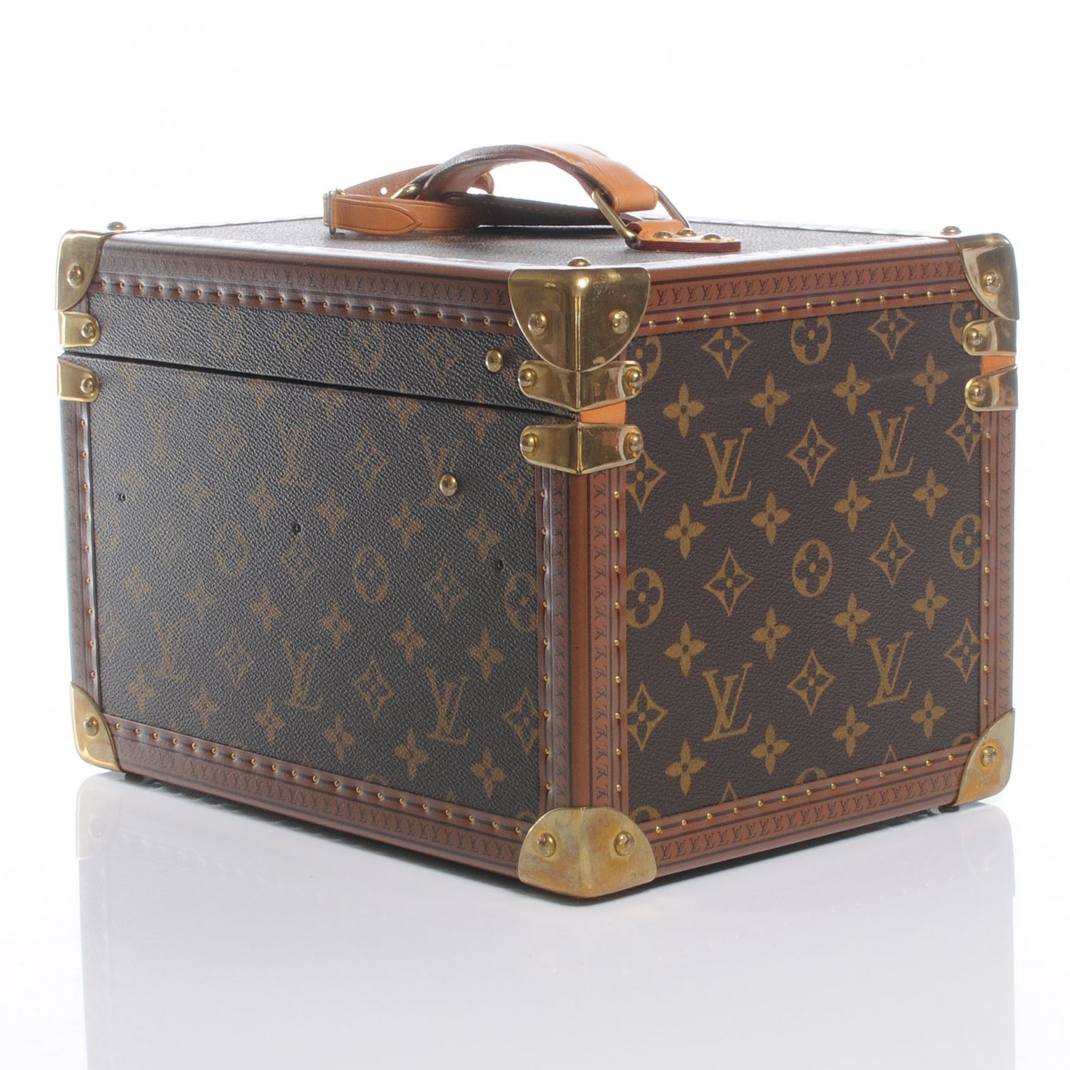 Louis Vuitton Monogram Boite Flacons Lozine Beauty Train Trunk Case 3 of 8