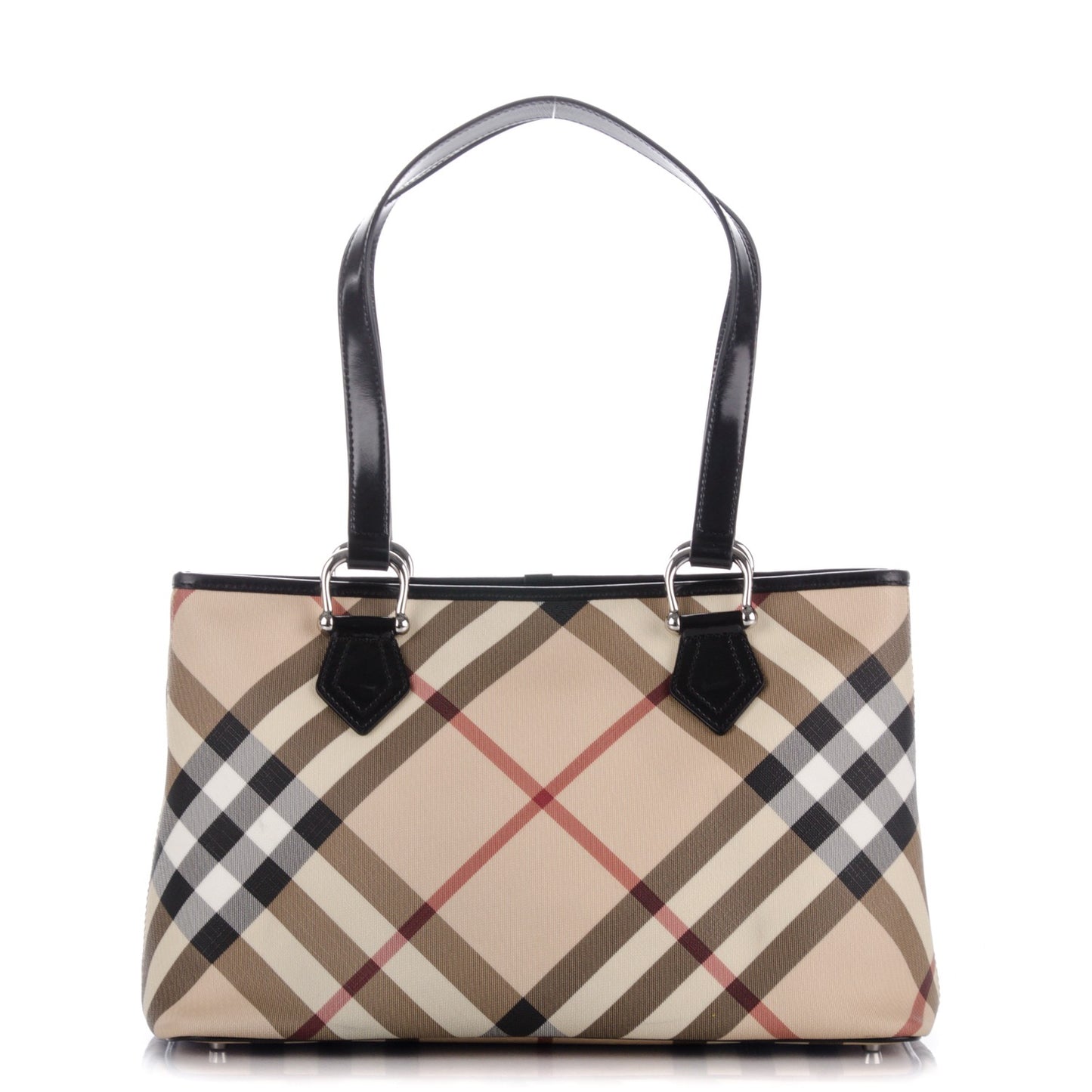 Supernova Check Regent Tote Black