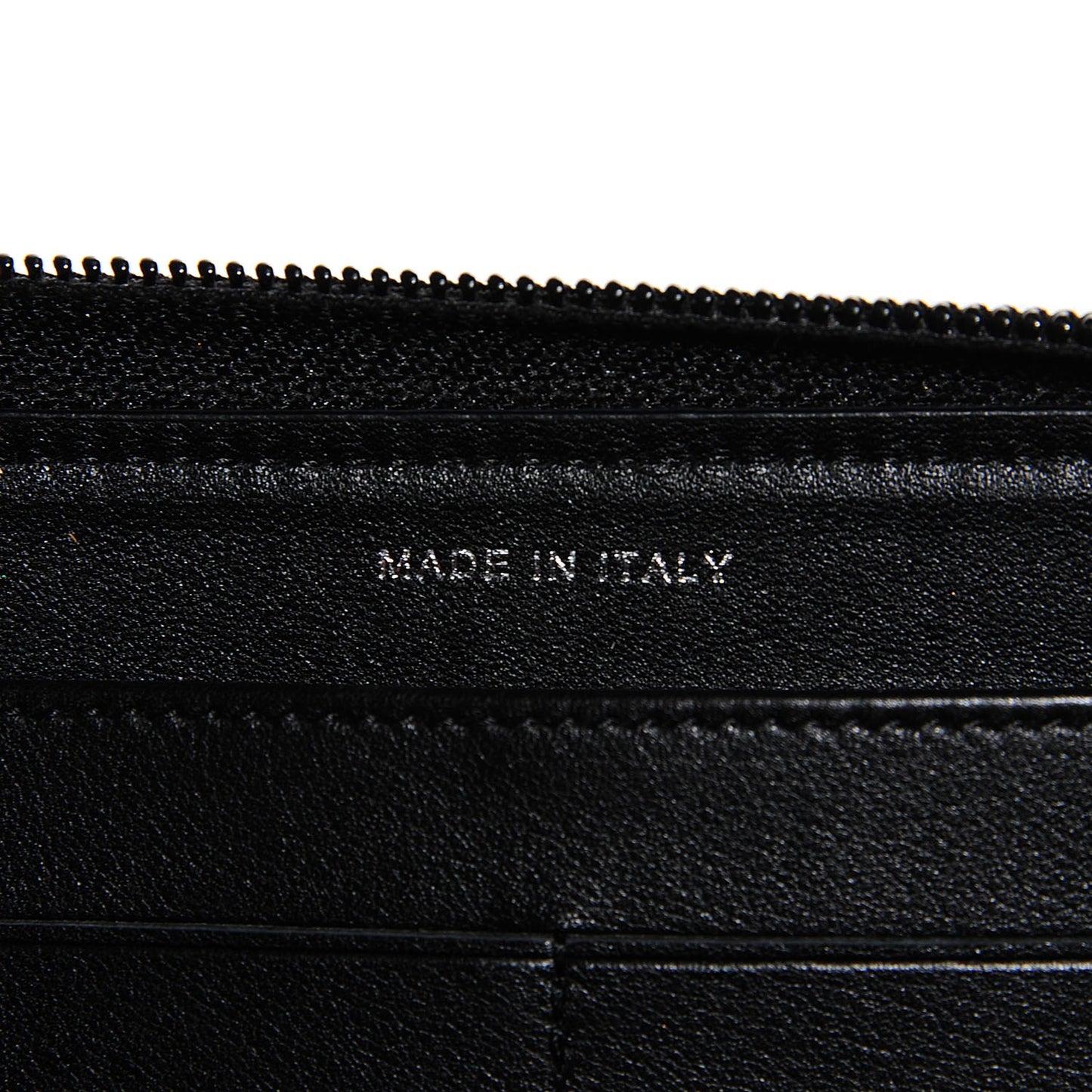 Caviar Large Timeless CC Zip Around Wallet Black