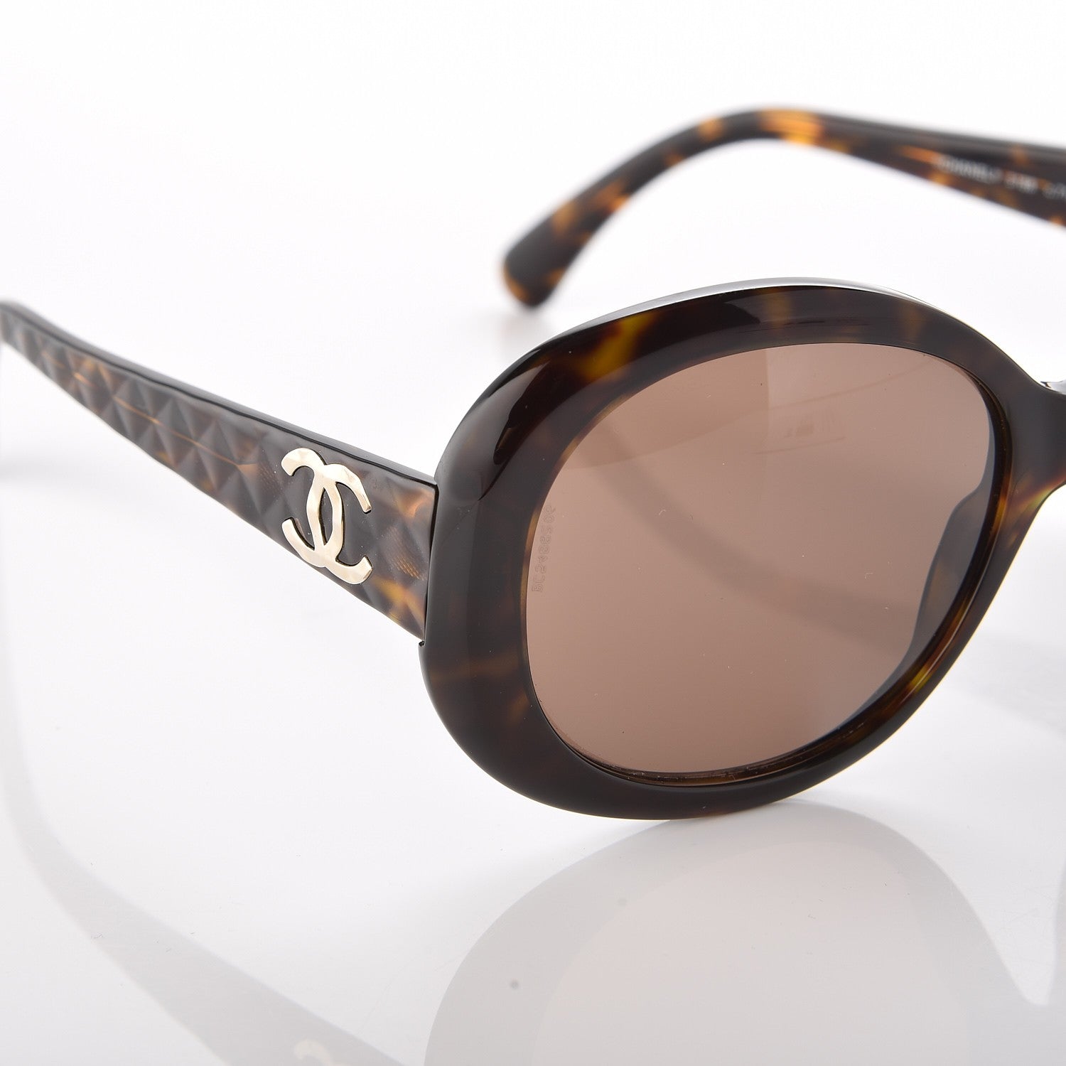 Chanel Quilted CC Sunglasses 5188 Tortoise 7 of 10