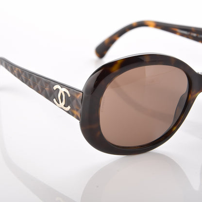 Chanel Quilted CC Sunglasses 5188 Tortoise 7 of 10