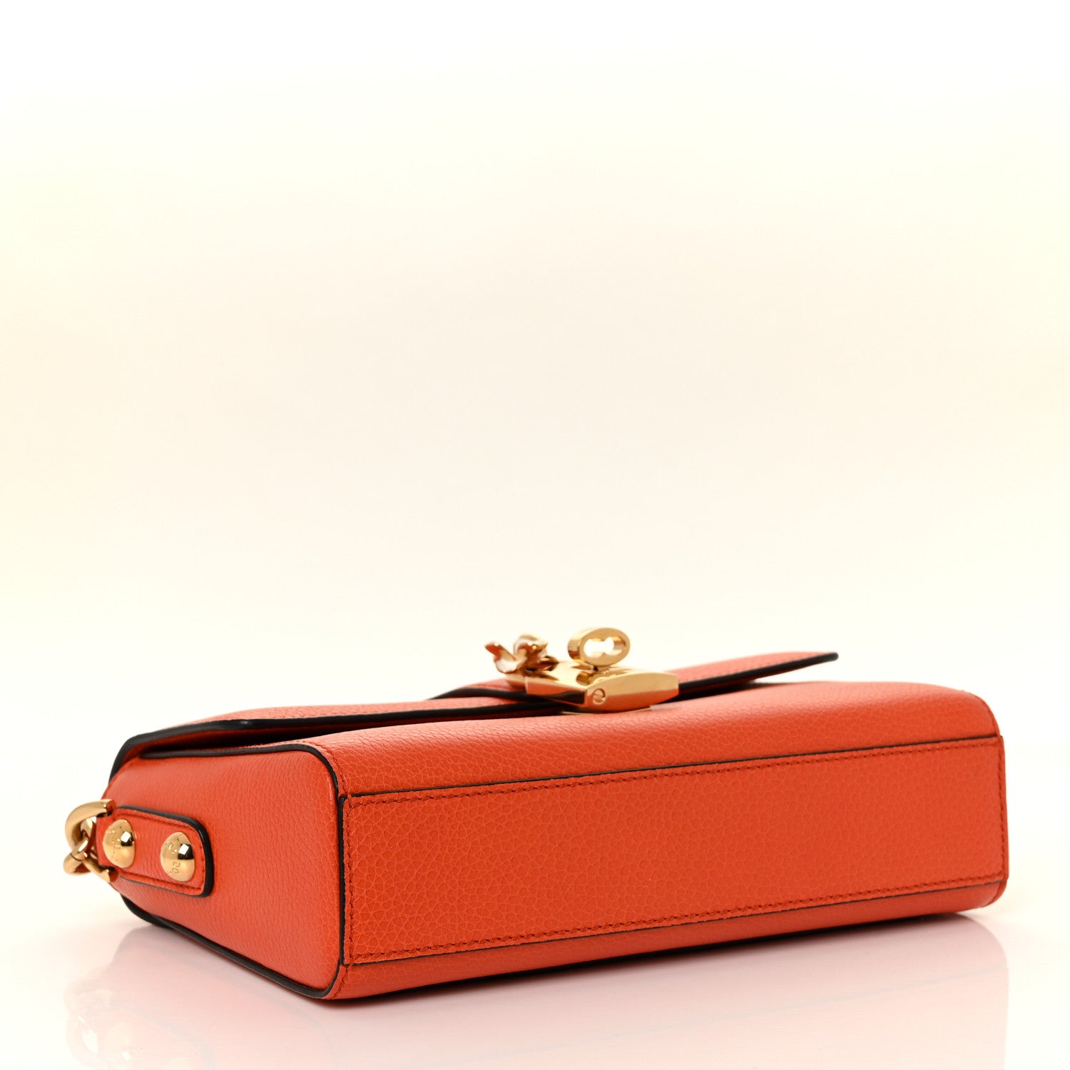 Dolce & Gabbana Calfskin Mini Miss Bonita Satchel Arancio 3 of 7