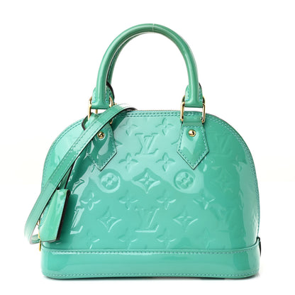 Louis Vuitton Vernis Alma BB Blue Lagon 1 of 10
