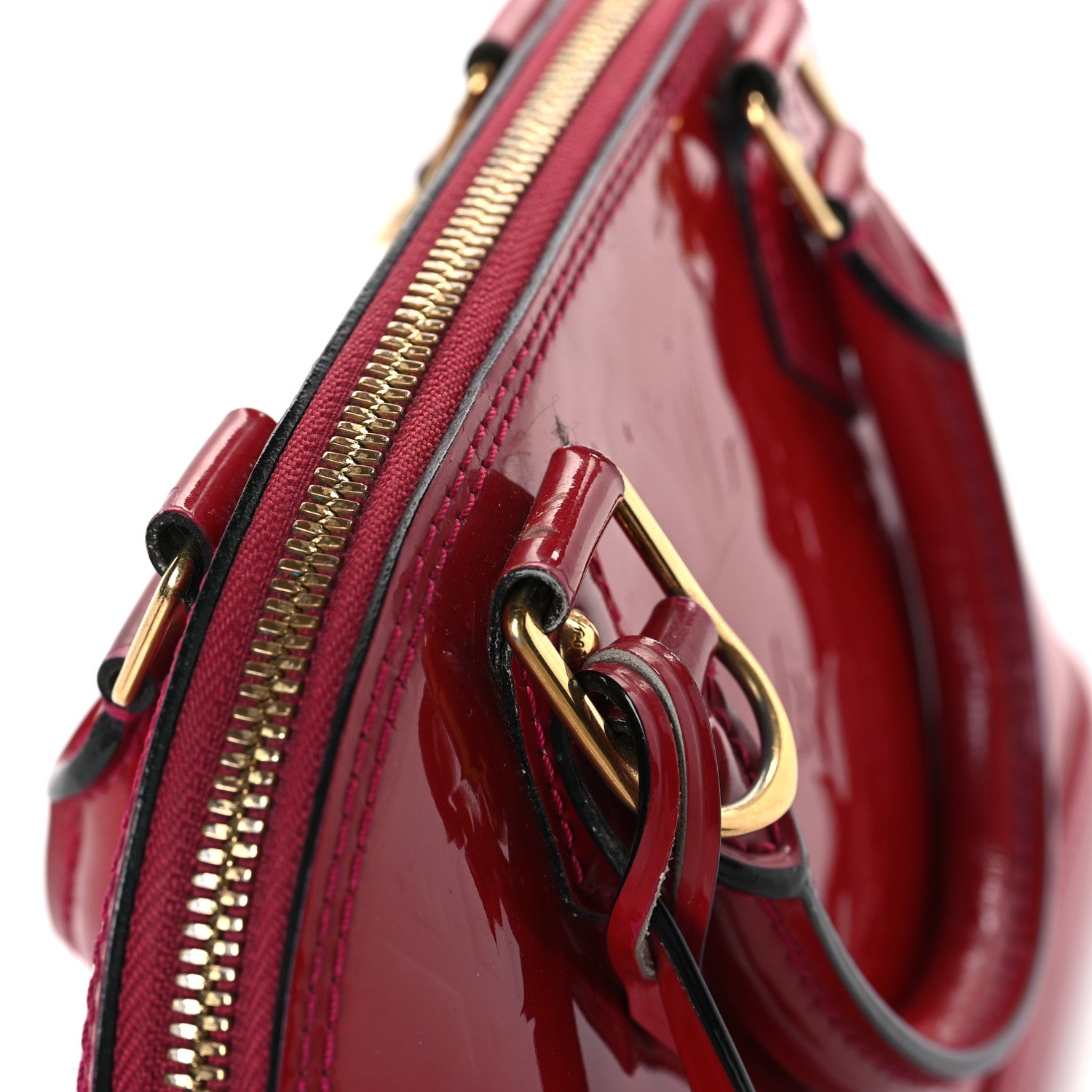 Louis Vuitton Vernis Alma BB Rose Indien 10 of 12