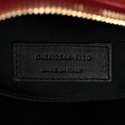 Saint Laurent Calfskin Matelasse Monogram Lou Camera Bag Opyum Red 7 of 10