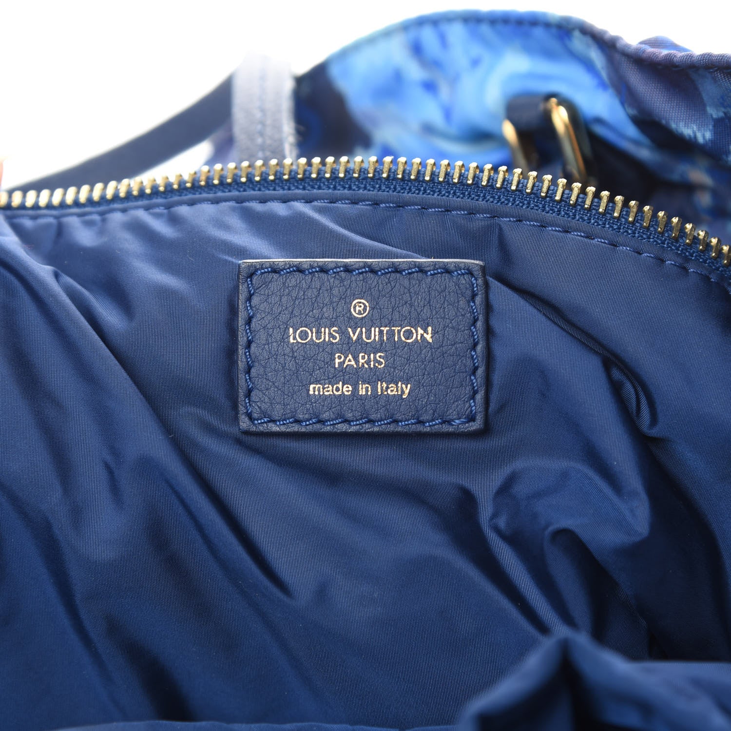 Louis Vuitton Nylon Monogram Ikat Noefull MM Grand Blue 6 of 22