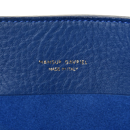 Mansur Gavriel Suede Sun Bag Sea Blue 6 of 15