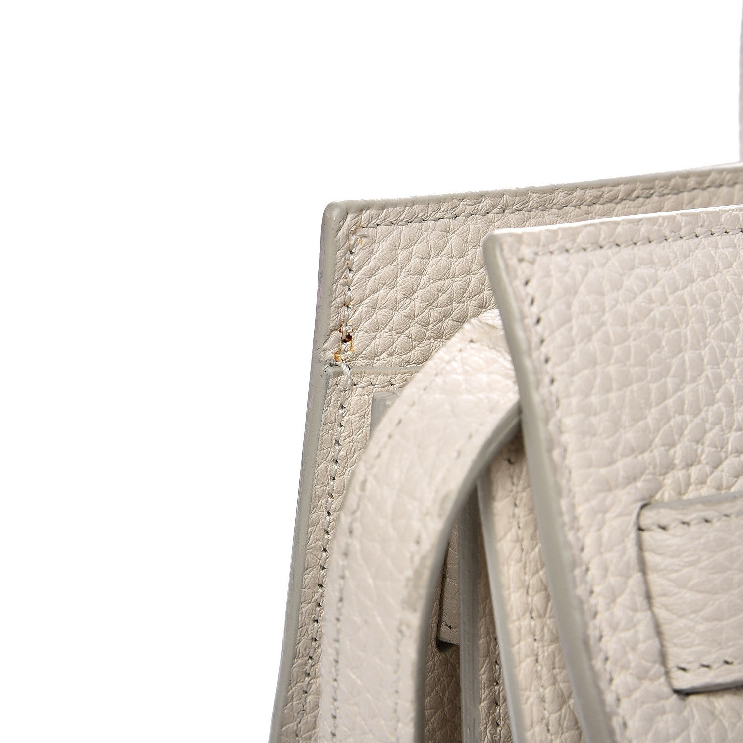 Saint Laurent Grained Calfskin Small Sac De Jour Dove White 13 of 20