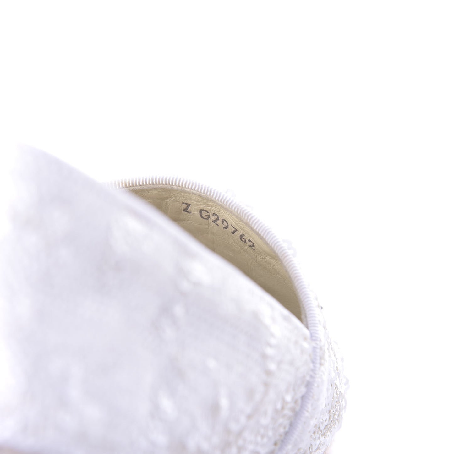 Patent Sequin CC Espadrilles 42 White