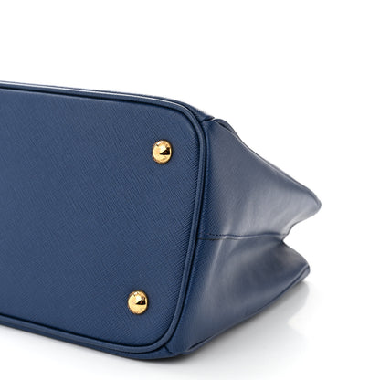 Prada Saffiano Lux Medium Tote Bluette 10 of 11