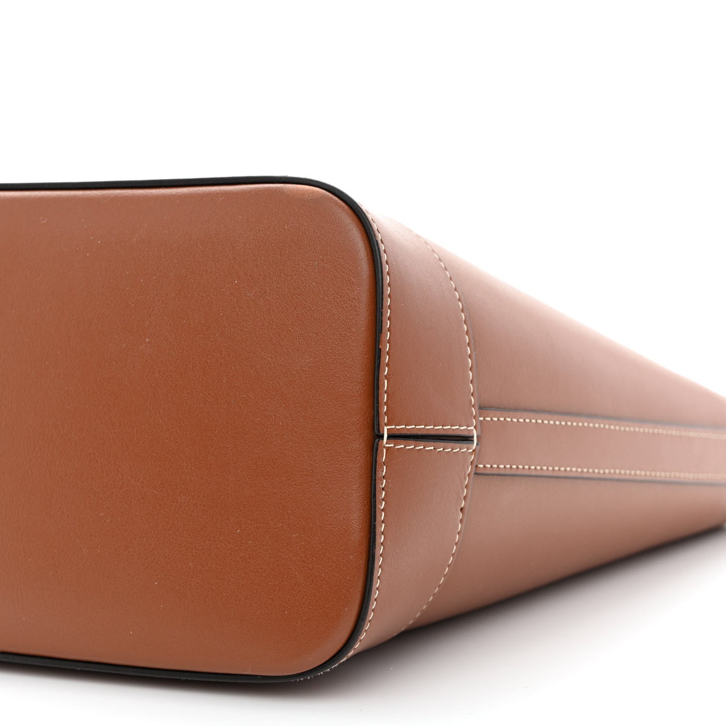 Smooth Calfskin Small Cuir Triomphe Bucket Bag Tan