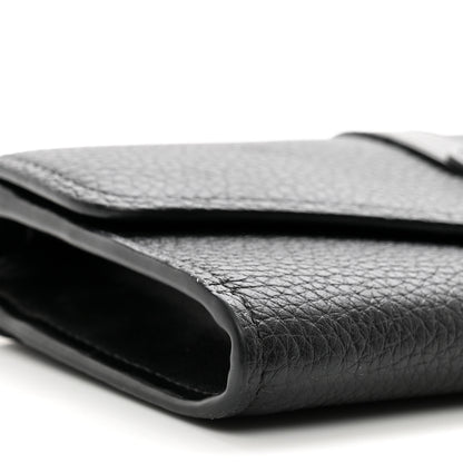 Chloe Shiny Grained Calfskin Aby Wallet on Chain Black 9 of 10