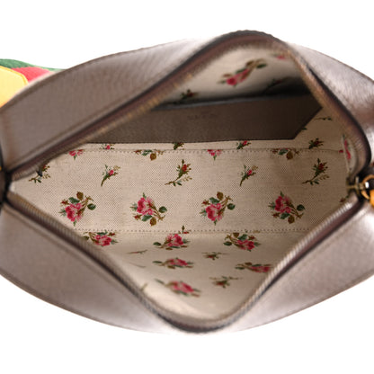 Gucci GG Supreme Monogram Web Neo Vintage Shoulder Bag Beige New Acero Crop 6 of 11