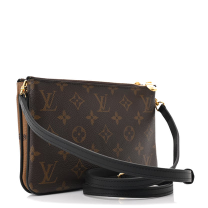 Louis Vuitton Reverse Monogram Giant Double Zip Pochette 3 of 10