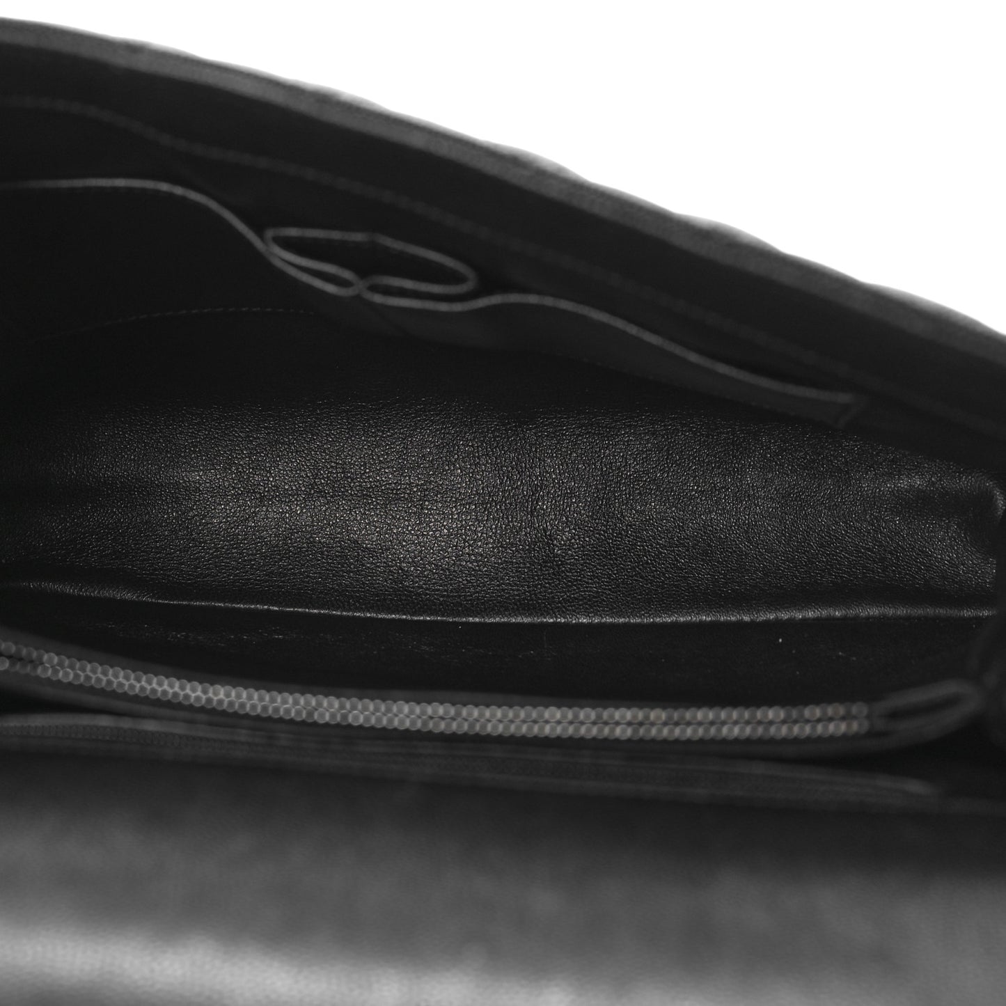 Caviar Lizard Quilted Medium Coco Handle Flap Black