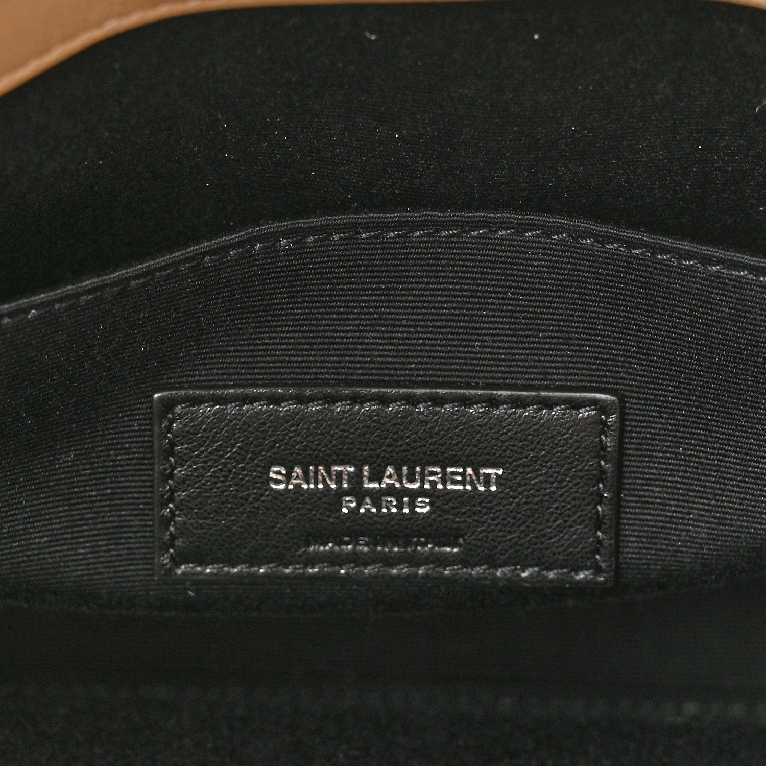 Saint Laurent Calfskin Medium Jane Tote Bag Dark Beige 8 of 12