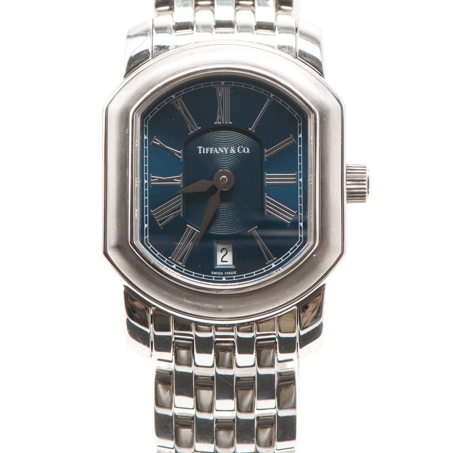 Stainless Steel 24mm Mark Coupe Resonator Quartz Watch Blue