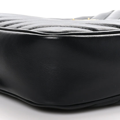 Saint Laurent Calfskin Matelasse Monogram Lou Camera Bag Black 8 of 10