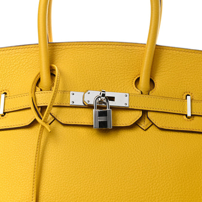Hermes Taurillon Clemence Birkin 35 Soleil 6 of 10