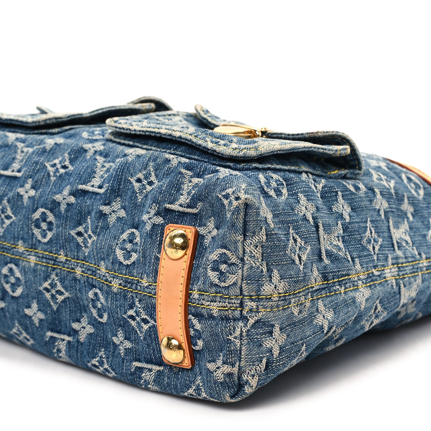 Louis Vuitton Denim Baggy GM Blue 9 of 12