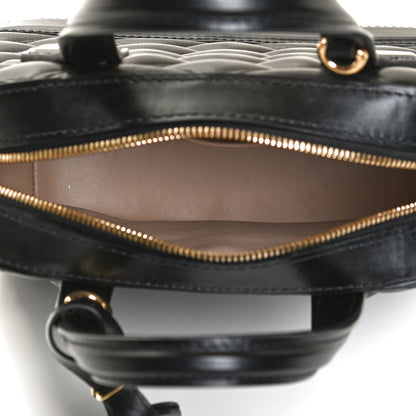Louis Vuitton Lambskin Malletage Mini Dora Black 5 of 12