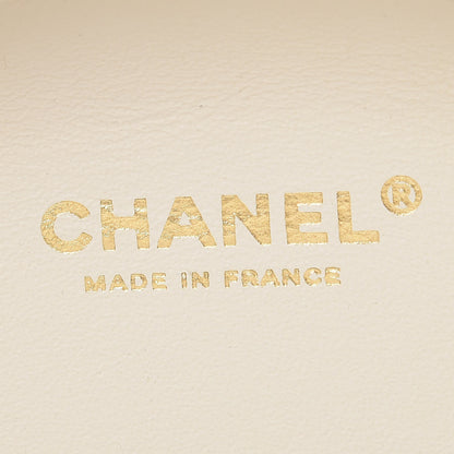 Chanel Embroidered Lambskin Chevron Quilted La Pausa Evening Bag White 6 of 8