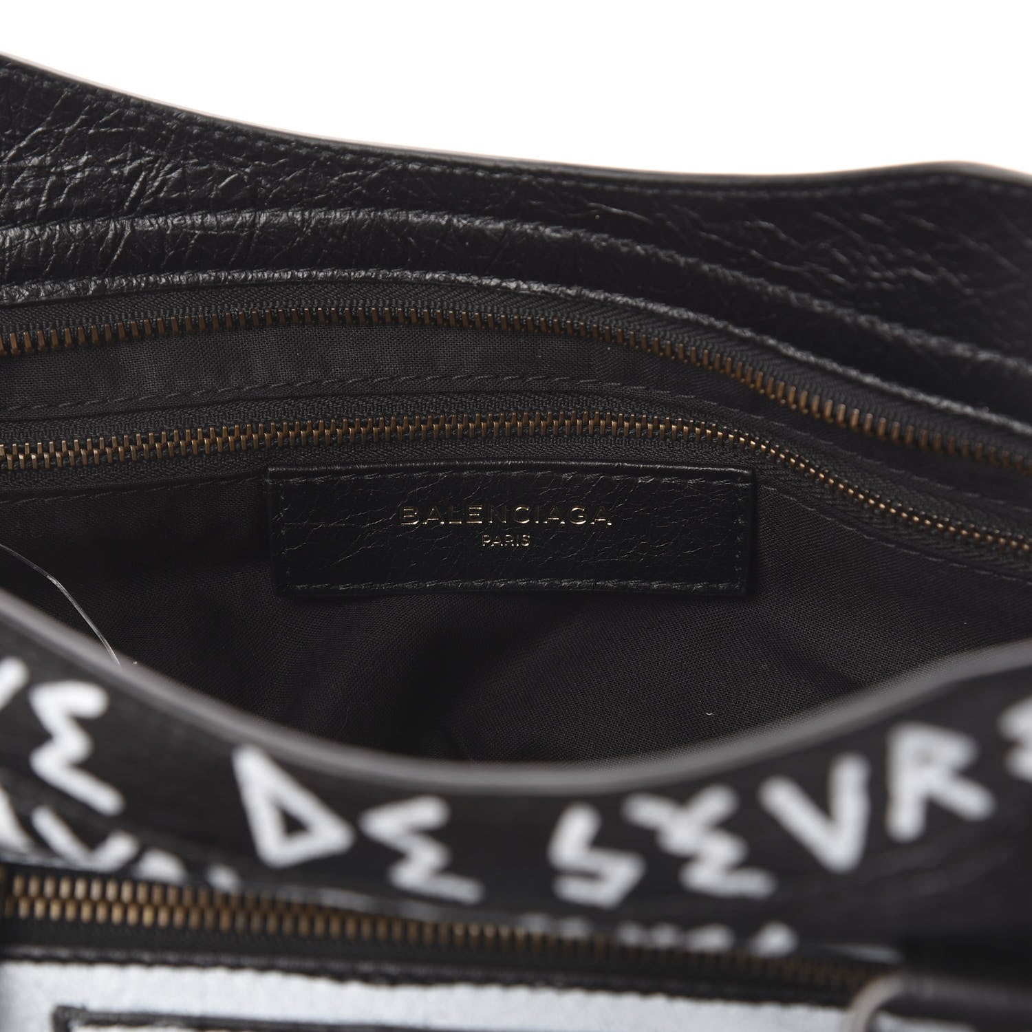 Balenciaga Agneau Arena Graffiti All Over Classic Hardware City Black White 7 of 7