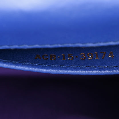 Bulgari Calfskin Serpenti Forever Crossbody Bag Blue 8 of 15