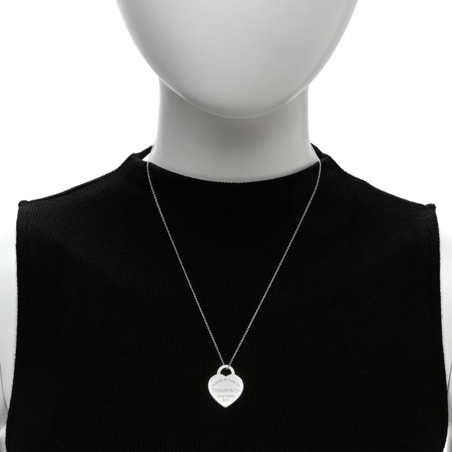 Sterling Silver Small Return to Tiffany Heart Pendant Necklace