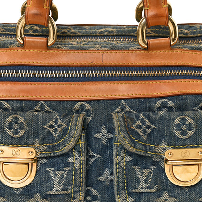 Louis Vuitton Monogram Denim Neo Speedy Blue 7 of 12