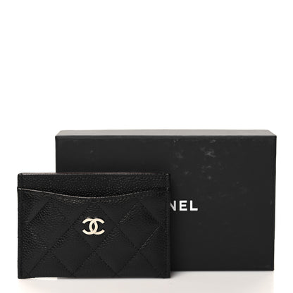 Chanel Caviar Quilted Card Holder Black 9 of 9