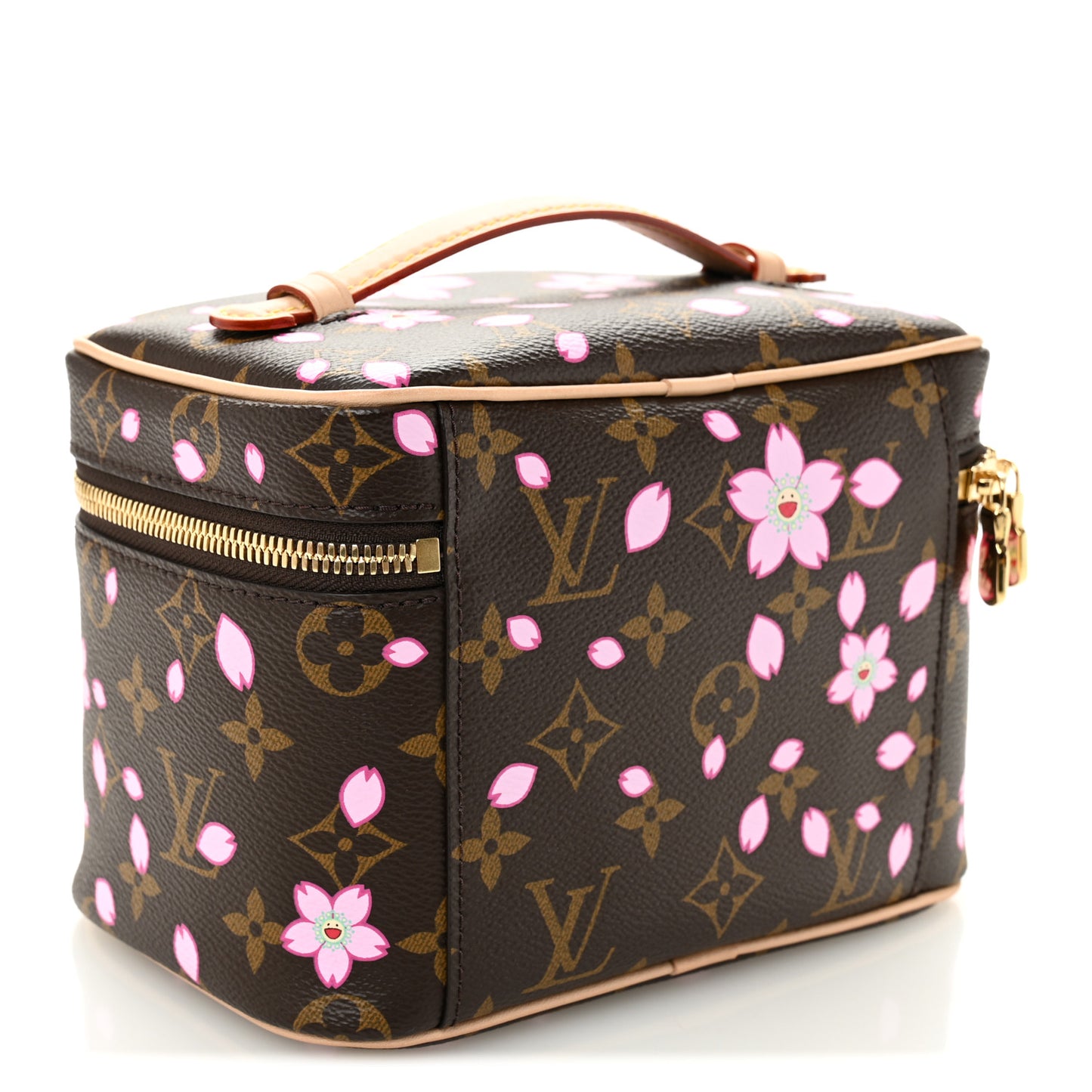 LV X TM Monogram Cherry Blossom Nice Mini Sakura Brown