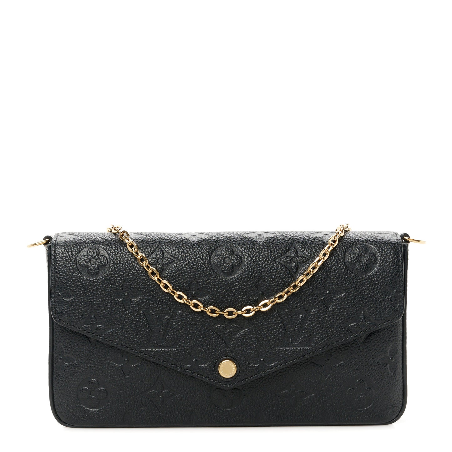 Empreinte Pochette Felicie Chain Wallet Black