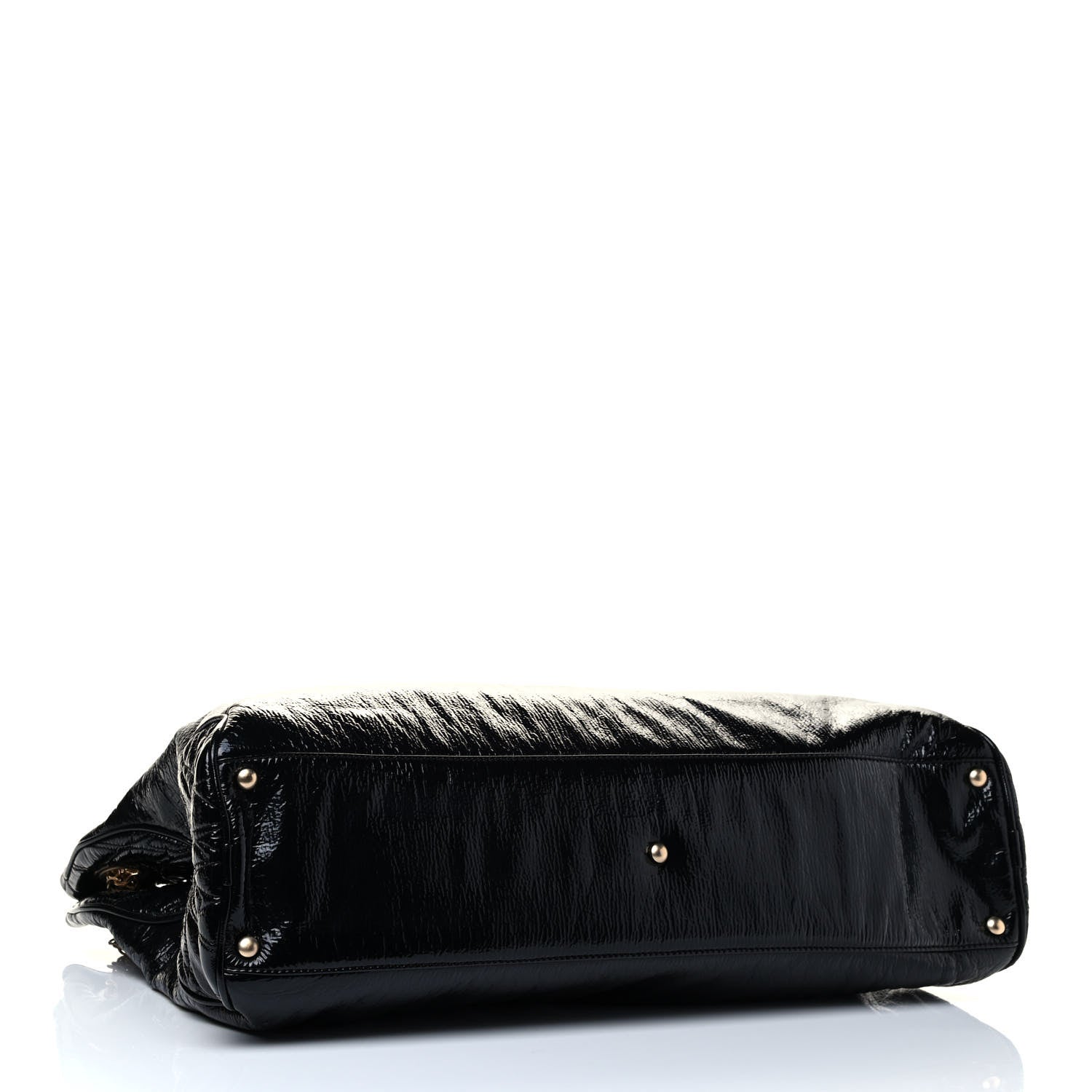 Chanel Vinyl Rodeo Tote Black 3 of 4