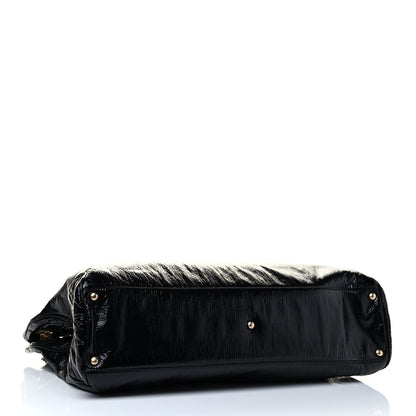 Chanel Vinyl Rodeo Tote Black 3 of 4
