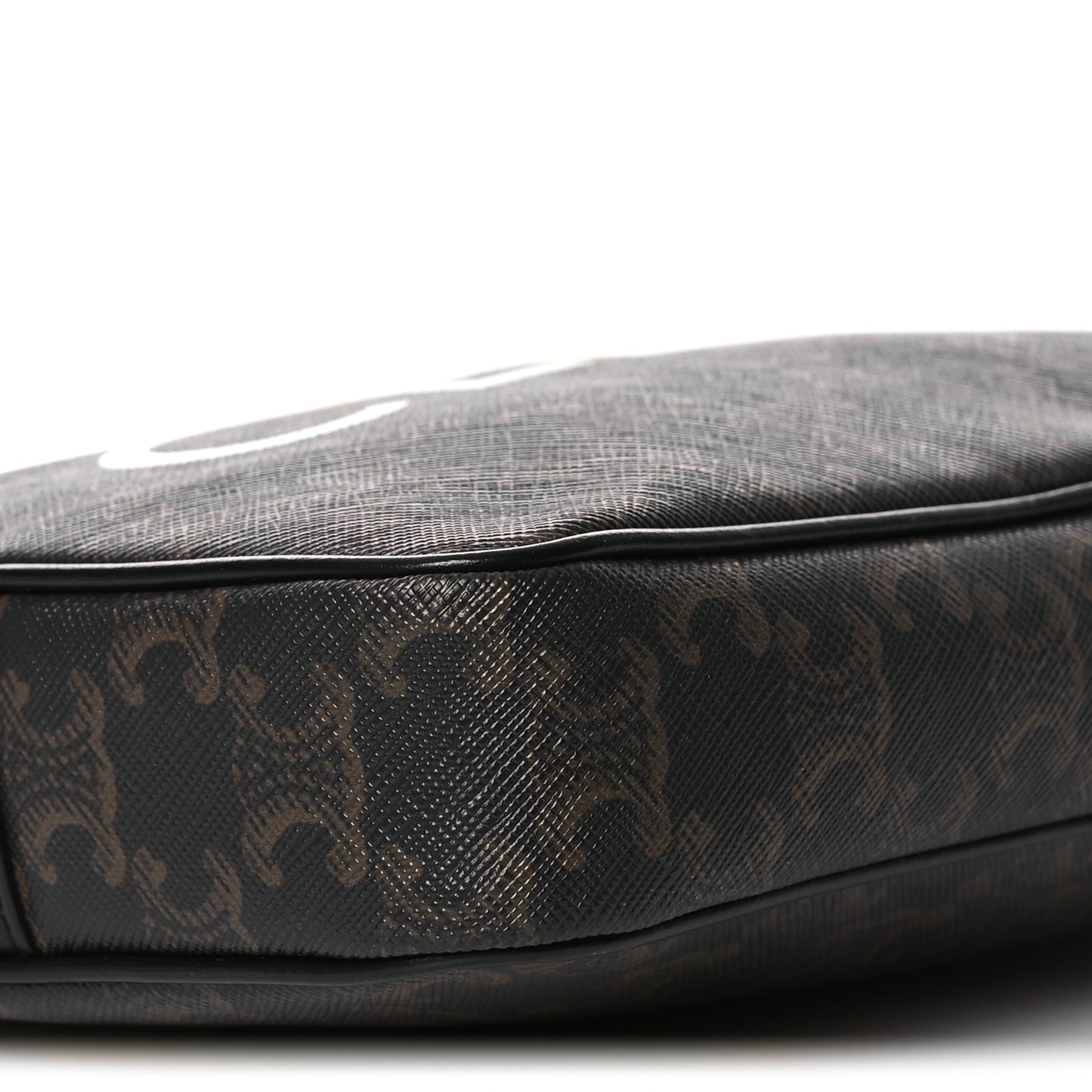 Triomphe Canvas Medium Messenger Bag Black