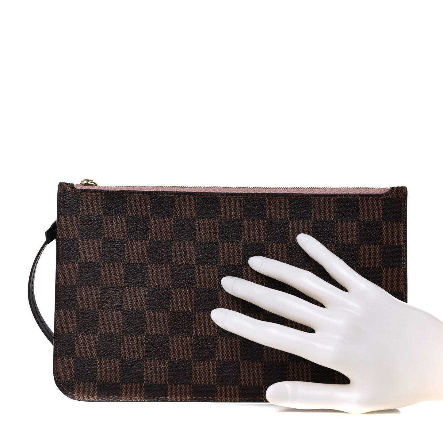 Damier Ebene Neverfull MM GM Pochette Rose Ballerine