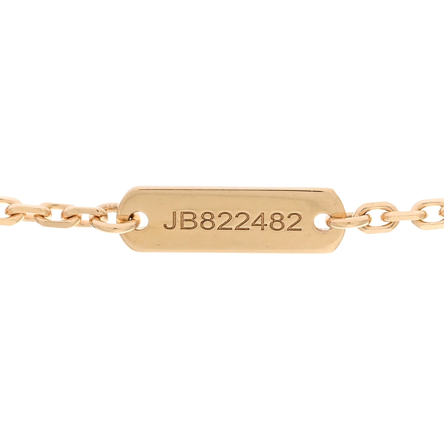 18K Yellow Gold Carnelian Vintage Alhambra Pendant Necklace